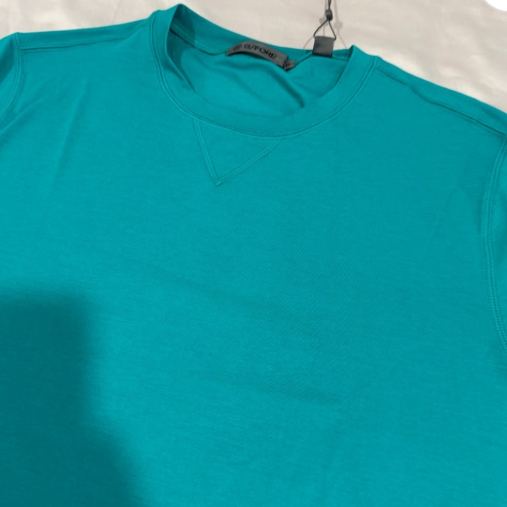 NWT G/FORE G4 Luxe Crewneck Mid Layer Pullover Shirt Long Sleeve Men Size L - Picture 8 of 14